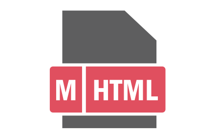 Save as MHTML (MIME HTML) small promo image