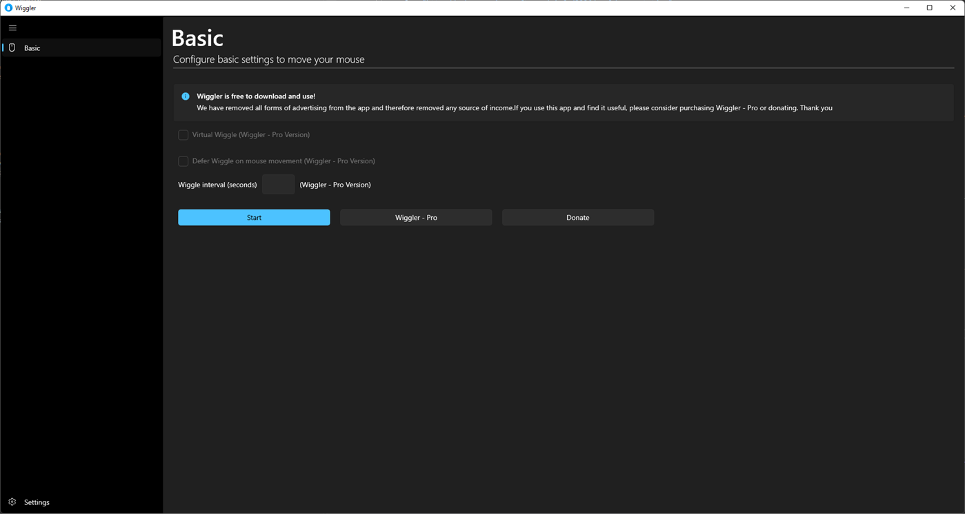 #2. Wiggler - The mouse moving app (Windows) Por: Software Goodiebag