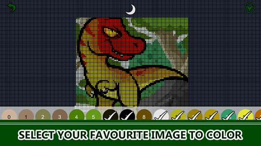 Dinosaur Color By Number - Pixel Art Coloring Book screenshot 3