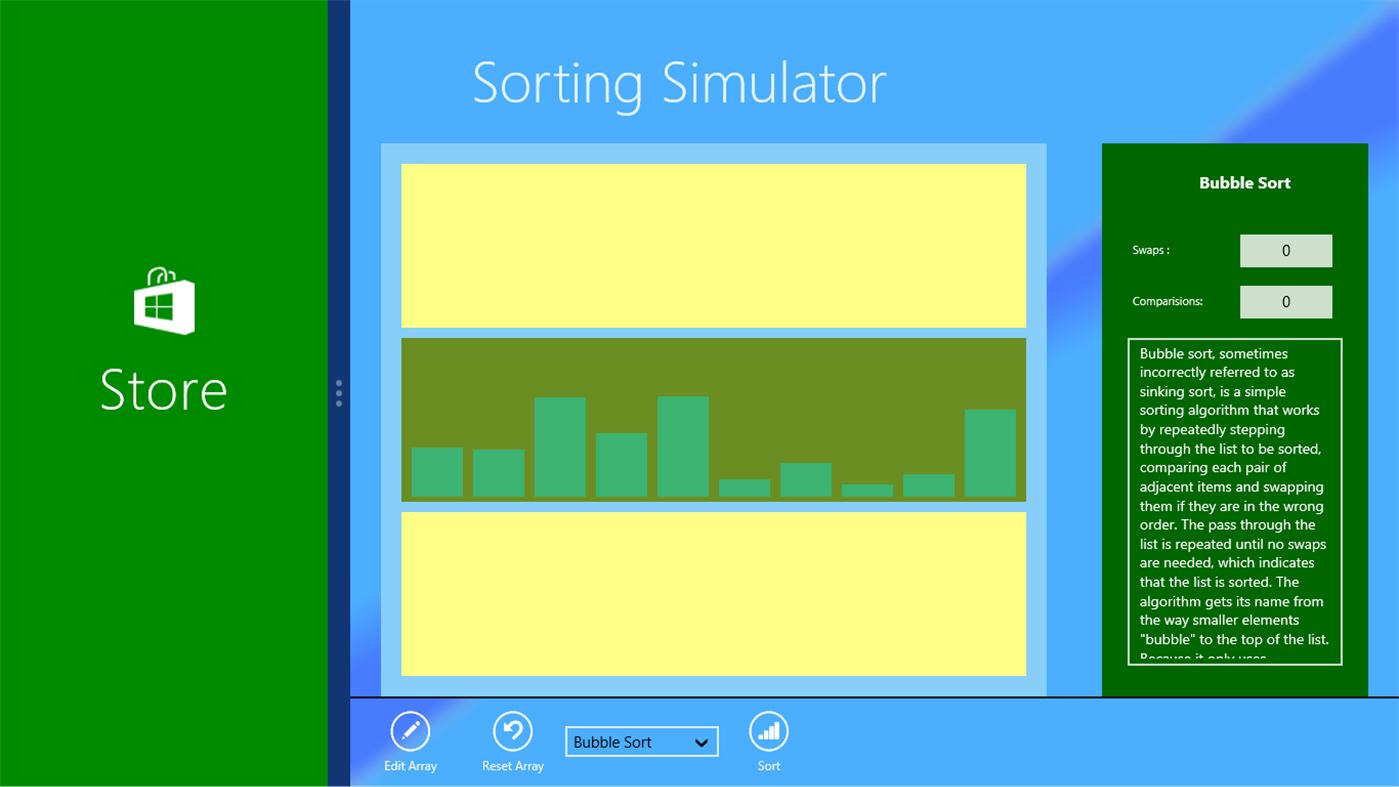#7. Sorting Simulator (Windows) Podle: SanjayT