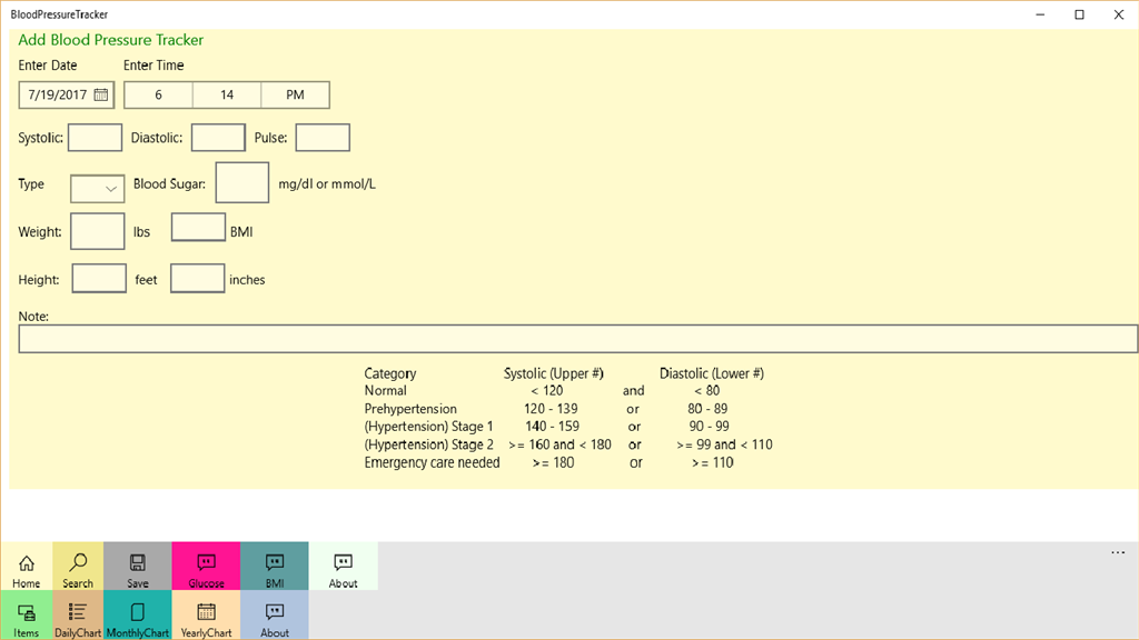 Blood Pressure Monitor - Microsoft Apps