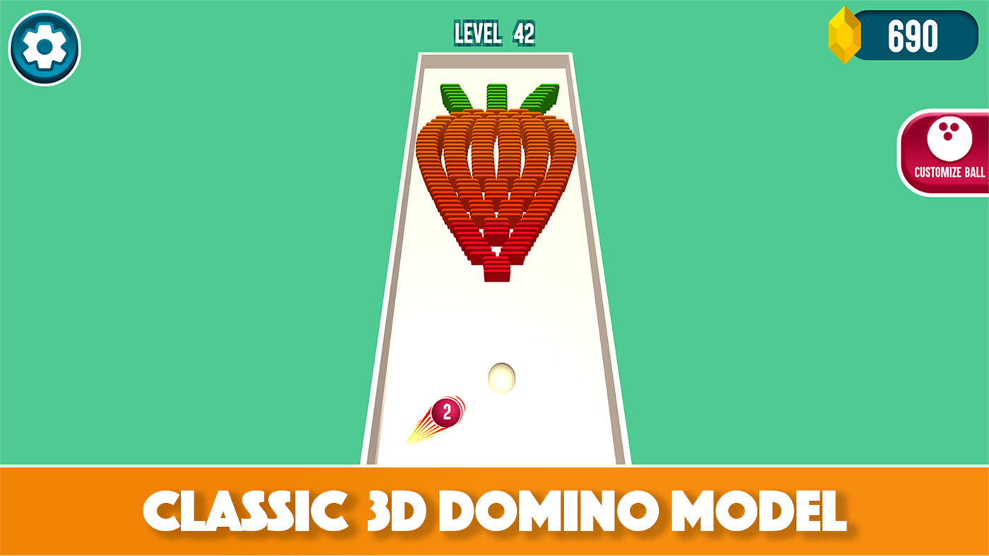 #4. Domino Game - Roll and Topple (Windows) 由: Margala Games