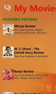 My Movies Review screenshot 1