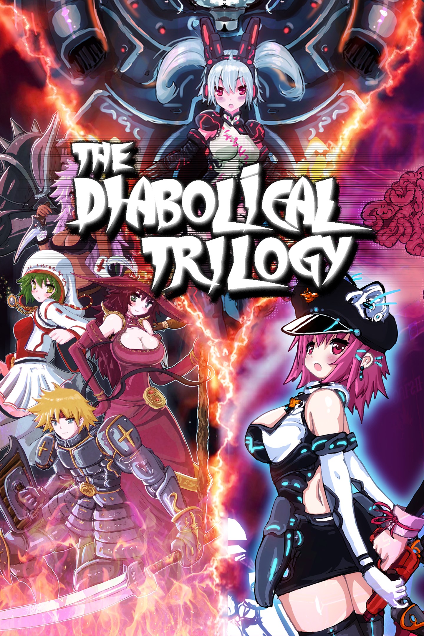 Le boxshot de la trilogie diabolique