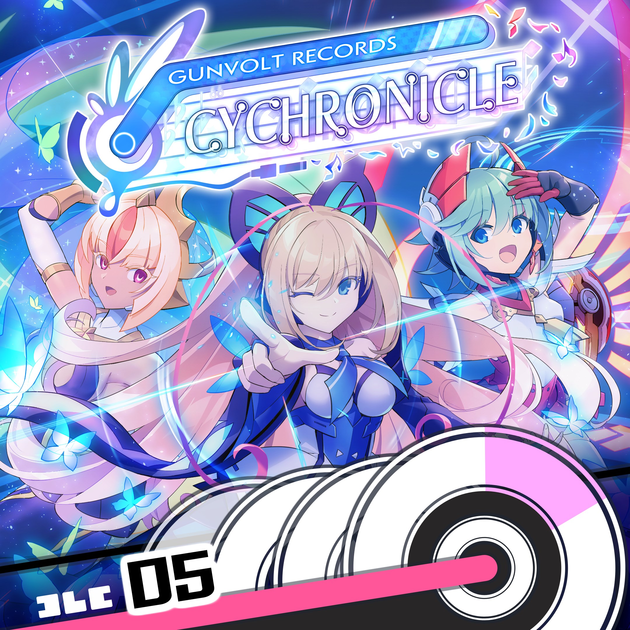 GUNVOLT RECORDS Cychronicle Song Pack 5 Lumen: "Sakura Efflorescence","Cyanotype","Tabula Rasa","Reincarnation Fateful"