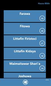 Hausa Bible screenshot 2