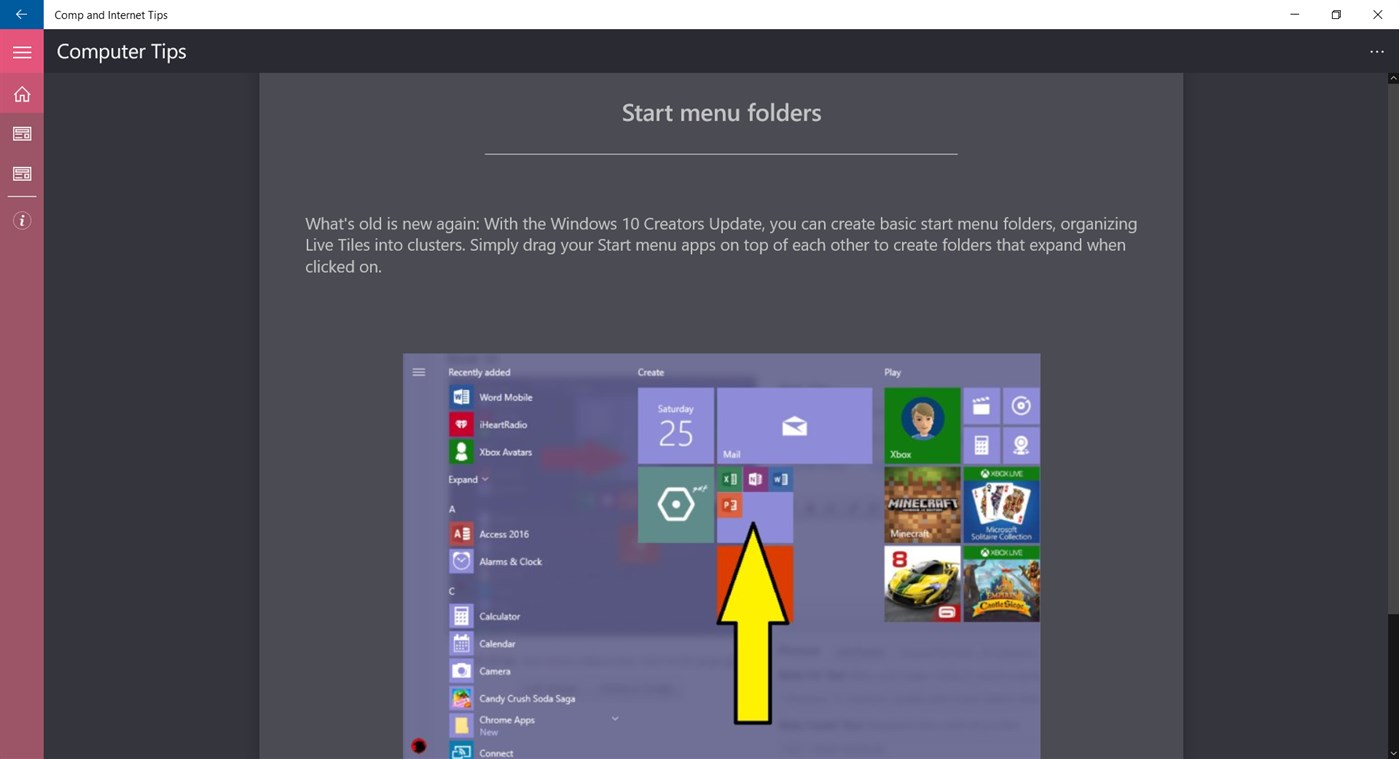 #2. Computers and Internet Tips (Windows) Podle: Captivate Apps