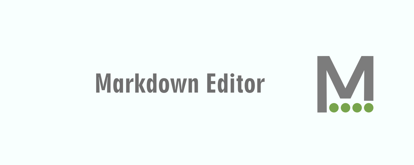 Markdown Editor marquee promo image