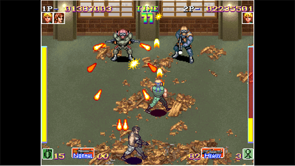ACA NEOGEO SHOCK TROOPERS screenshot