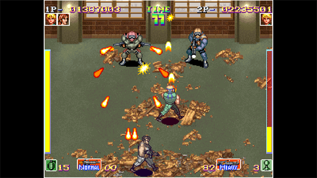 ACA NEOGEO SHOCK TROOPERS screenshot 1