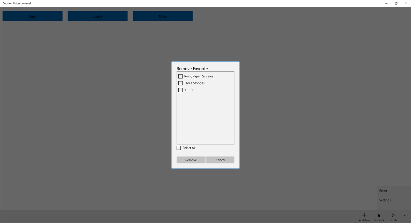#6. Decision Maker Universal (Windows) 由: Mike Rice
