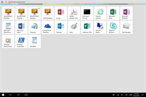 VMware Horizon Client Screenshots 1