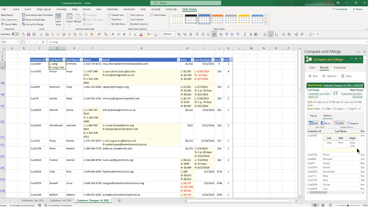 Snapshot 1 of Data Plus for Excel