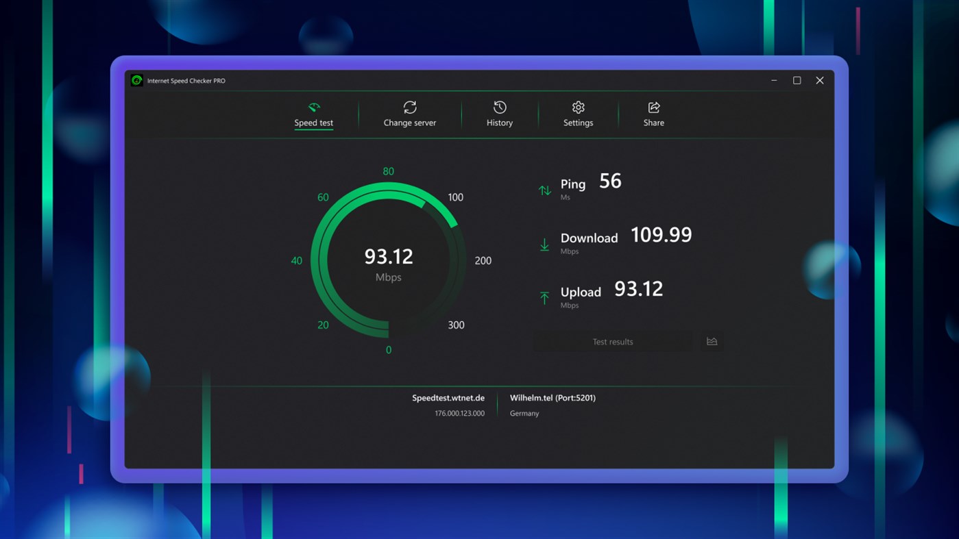 #4. Internet Speed Checker PRO (Windows) Podle: Yellow Elephant Productions
