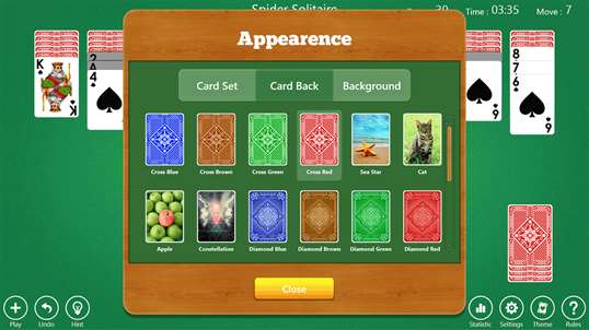 Aces Spider Solitaire screenshot 4
