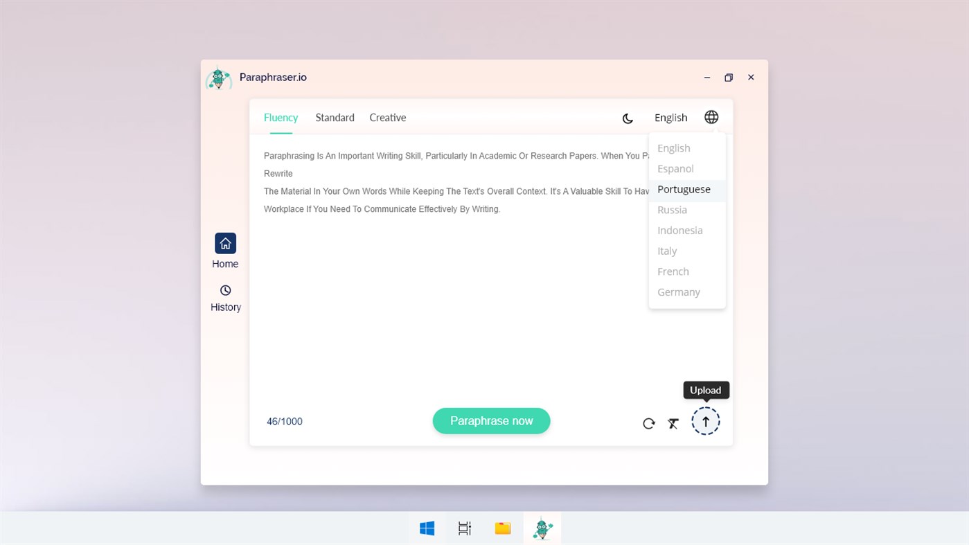 #3. Paraphrasing Tool - paraphraser.io (Windows) De: Enzipe