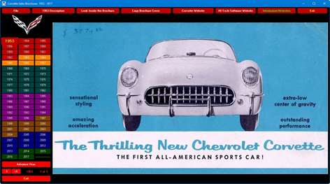 Corvette Sales Brochures 1953-2018 Screenshots 1