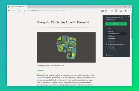 Evernote Web Clipper Screenshots 2