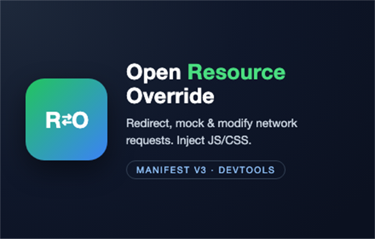 Open Resource Override (MV3)