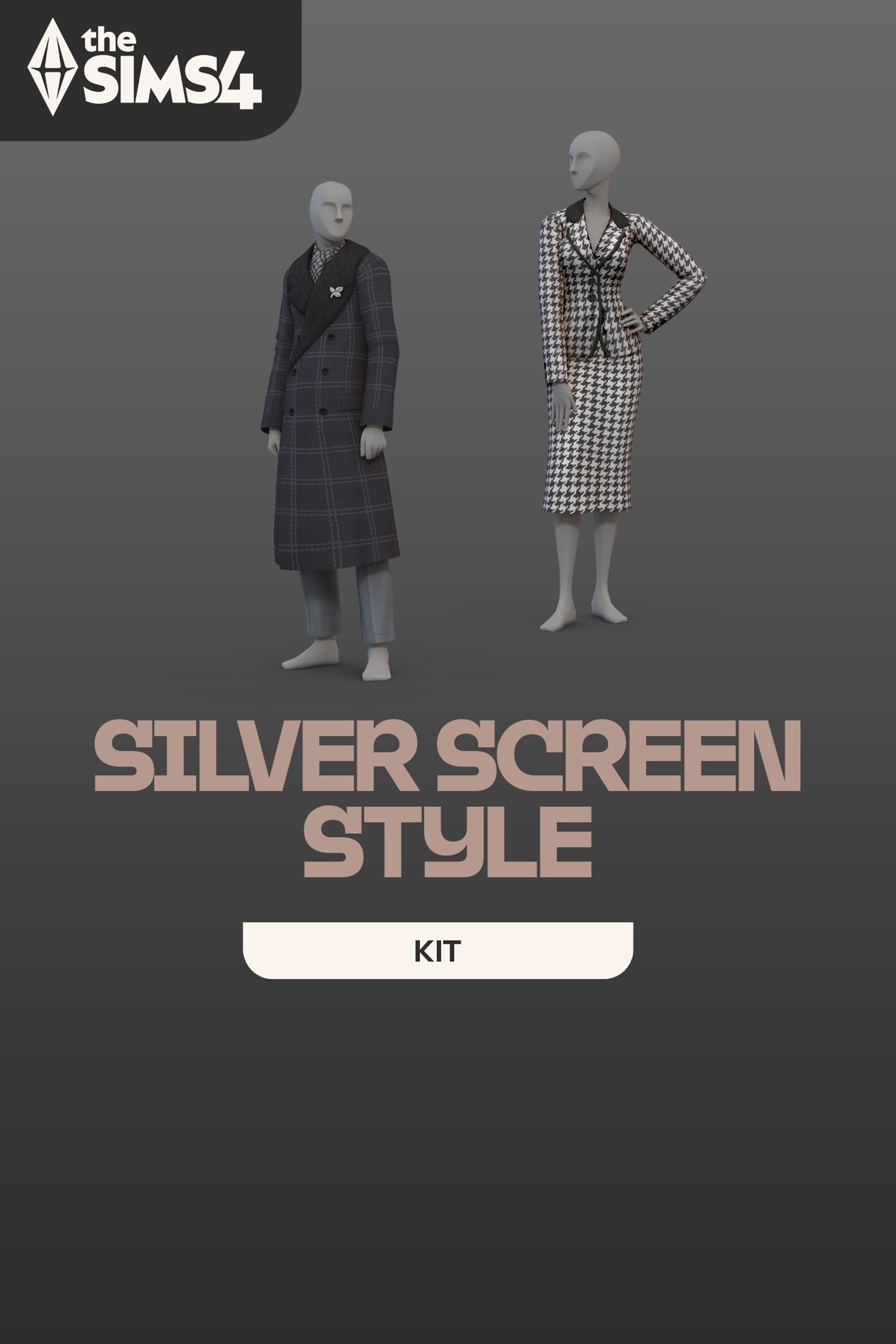 The Sims 4 Silver Screen Style Kit