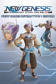 Cover poster for PSO2:NGS - Fiery Dunes Retem/Type 1 Edition