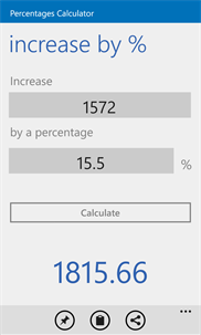 Percentages Calculator screenshot 5