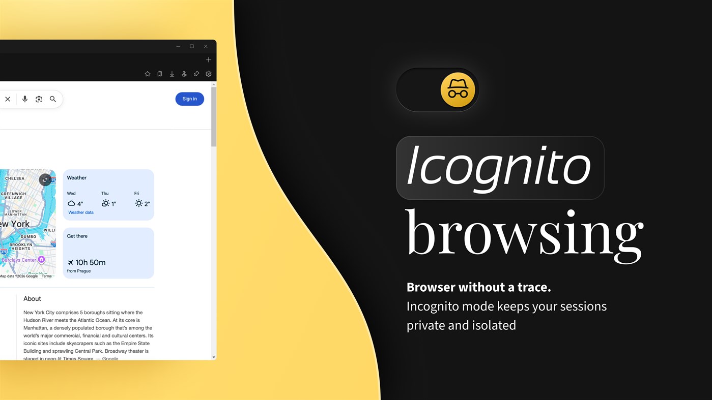 #2. Browser Pro+ (Windows) Przez: Monty Inc.