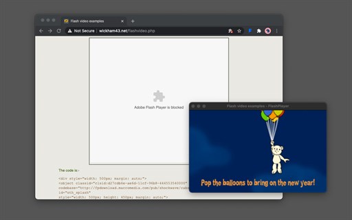 FlashPlayer - SWF to HTML: Run Flash in JavaScript