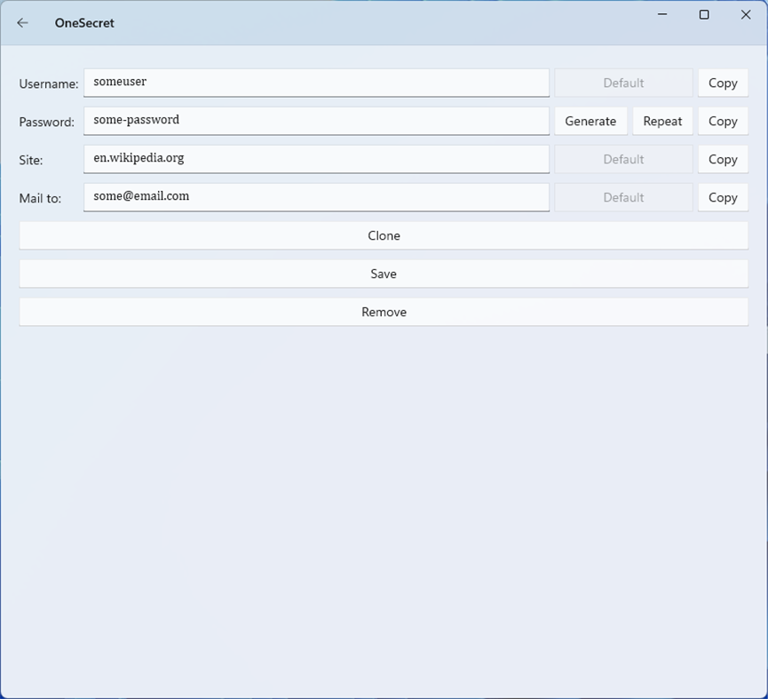 #4. OneSecret (Windows) Ved: Bogdan Verbenets