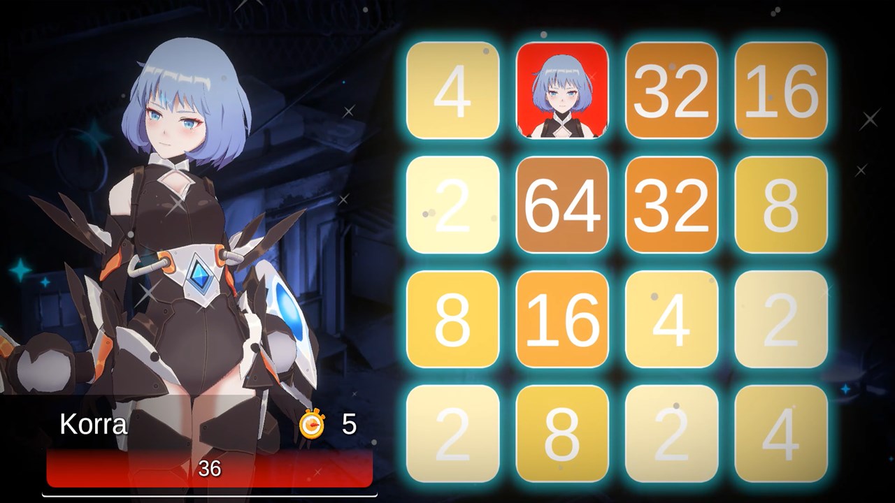 Battle Puzzle 2048 - Space Girls screenshot 1