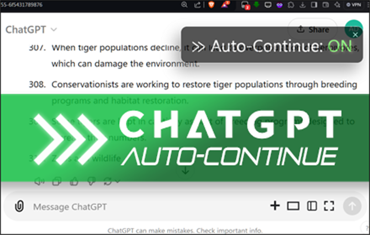 ChatGPT Auto-Continue