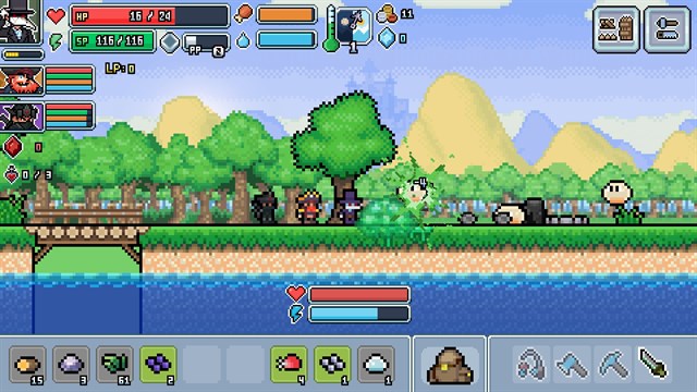 Ultra Pixel Survive 2 screenshot 1
