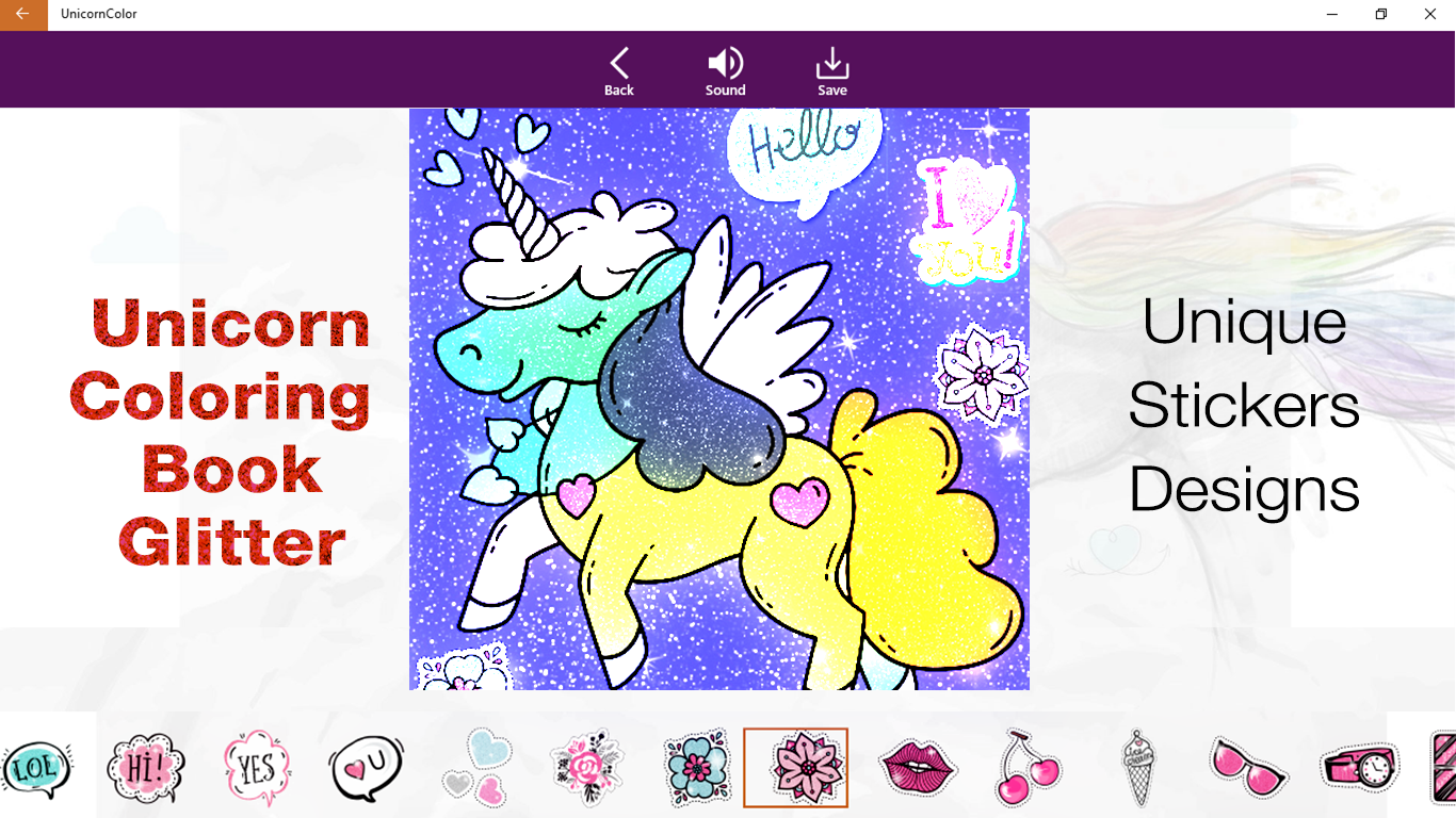 Download Get Unicorn Coloring Book Glitter Microsoft Store