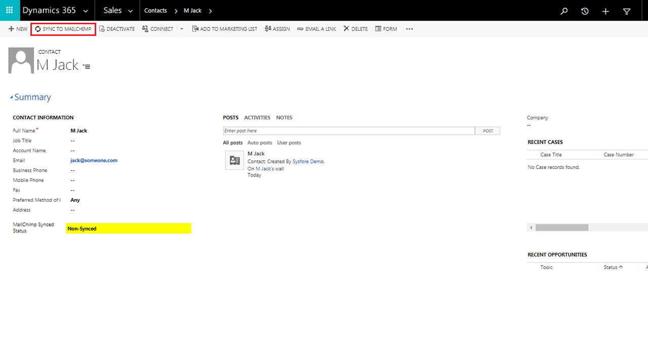 Snapshot 2 of Sysfore PROMOT 365