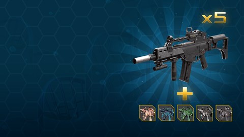 G36C Assault Rifle Weapon Bundle