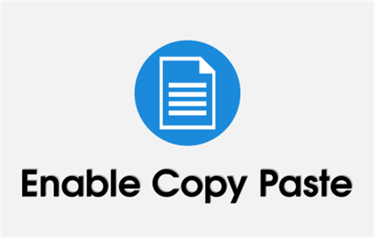 Enable Copy Paste - E.C.P