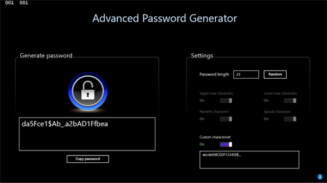 Advanced Password Generator (Free) Screenshots 2