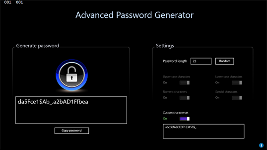 Advanced Password Generator (Free) screenshot 2