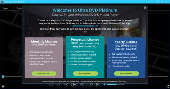 Ultra DVD Player Platinum screenshot 9