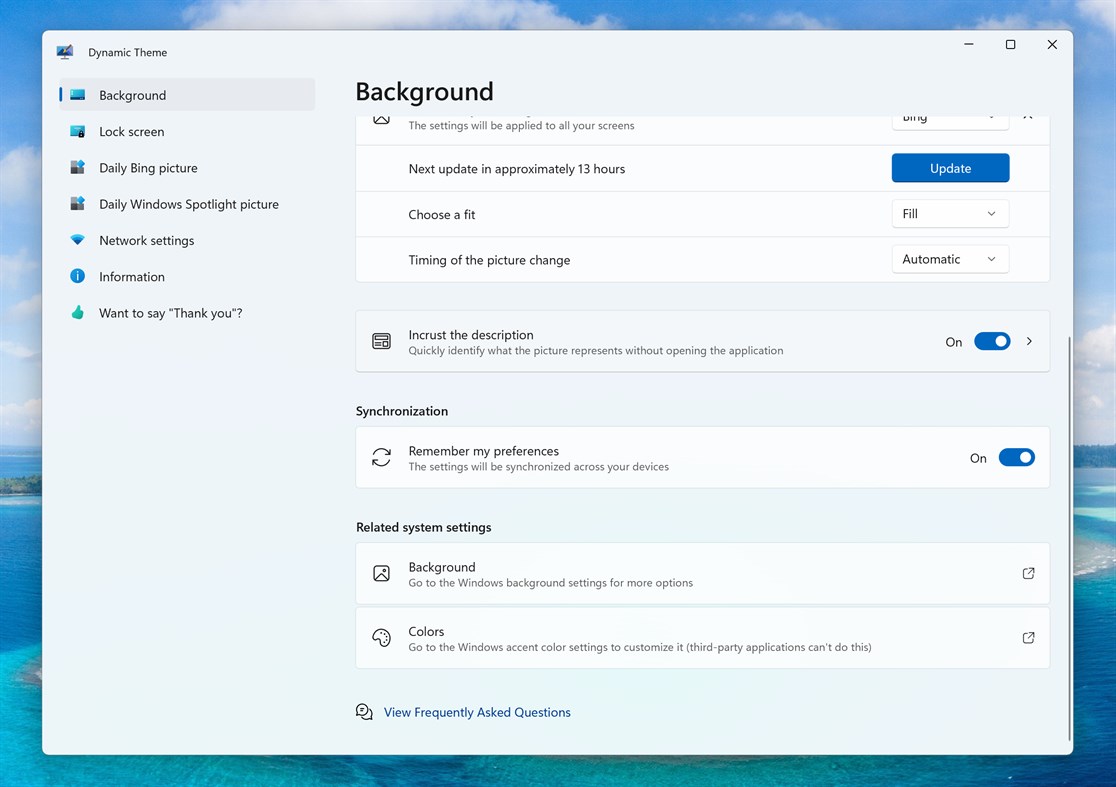 #2. Dynamic Theme (Windows) Door: Christophe Lavalle