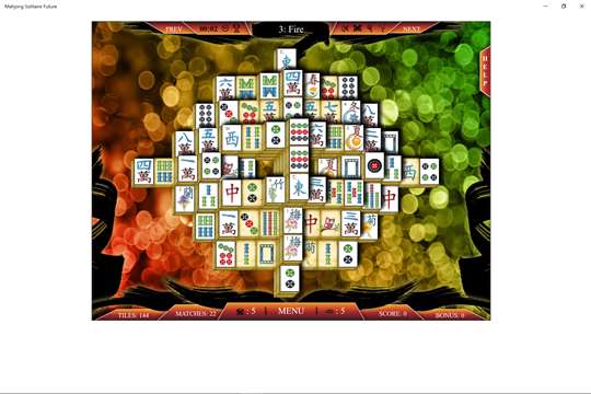 Mahjong Solitaire Future screenshot 4