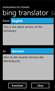 Hungarian Dictionary screenshot 5
