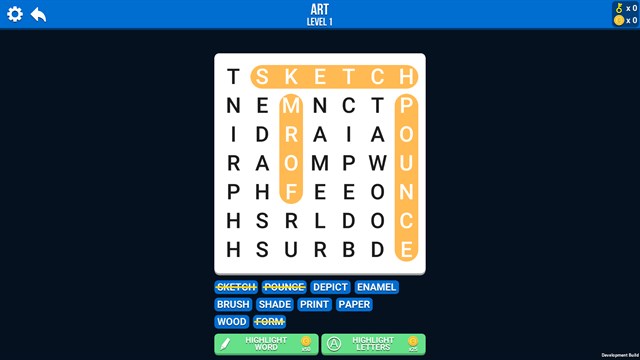 Word Search Brain Game screenshot 2