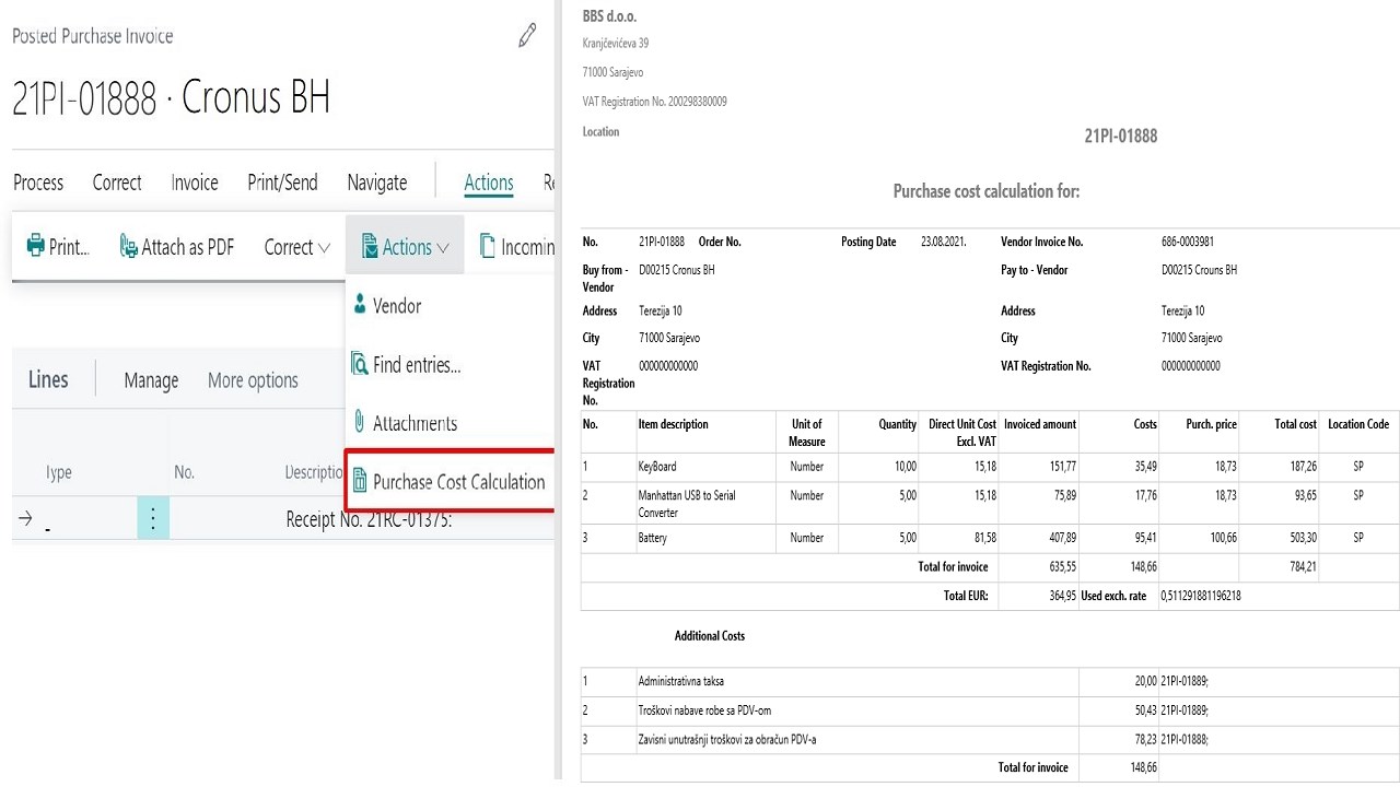 Snapshot 4 of Localization for Bosnia and Herzegovina market