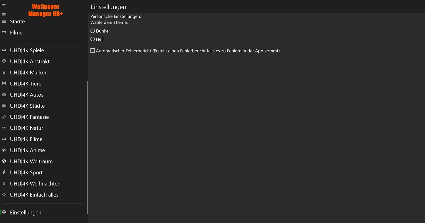 #2. Wallpaper Manager HD+ (Windows) By: GamesAndBeer