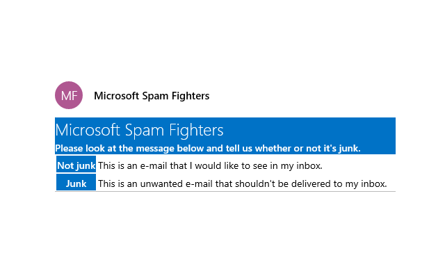 Auto close Spam Fighters page
