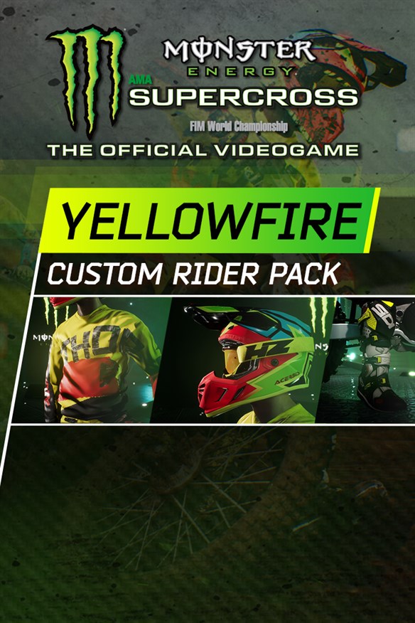 Monster Energy Supercross - Yellowfire Custom Rider Pack Xbox Series X|S and Xbox One cover art