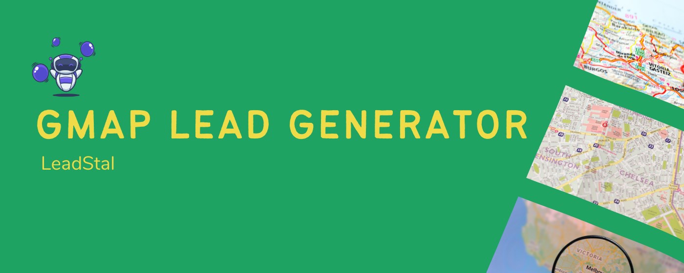 GMap Leads Generator - LeadStal marquee promo image