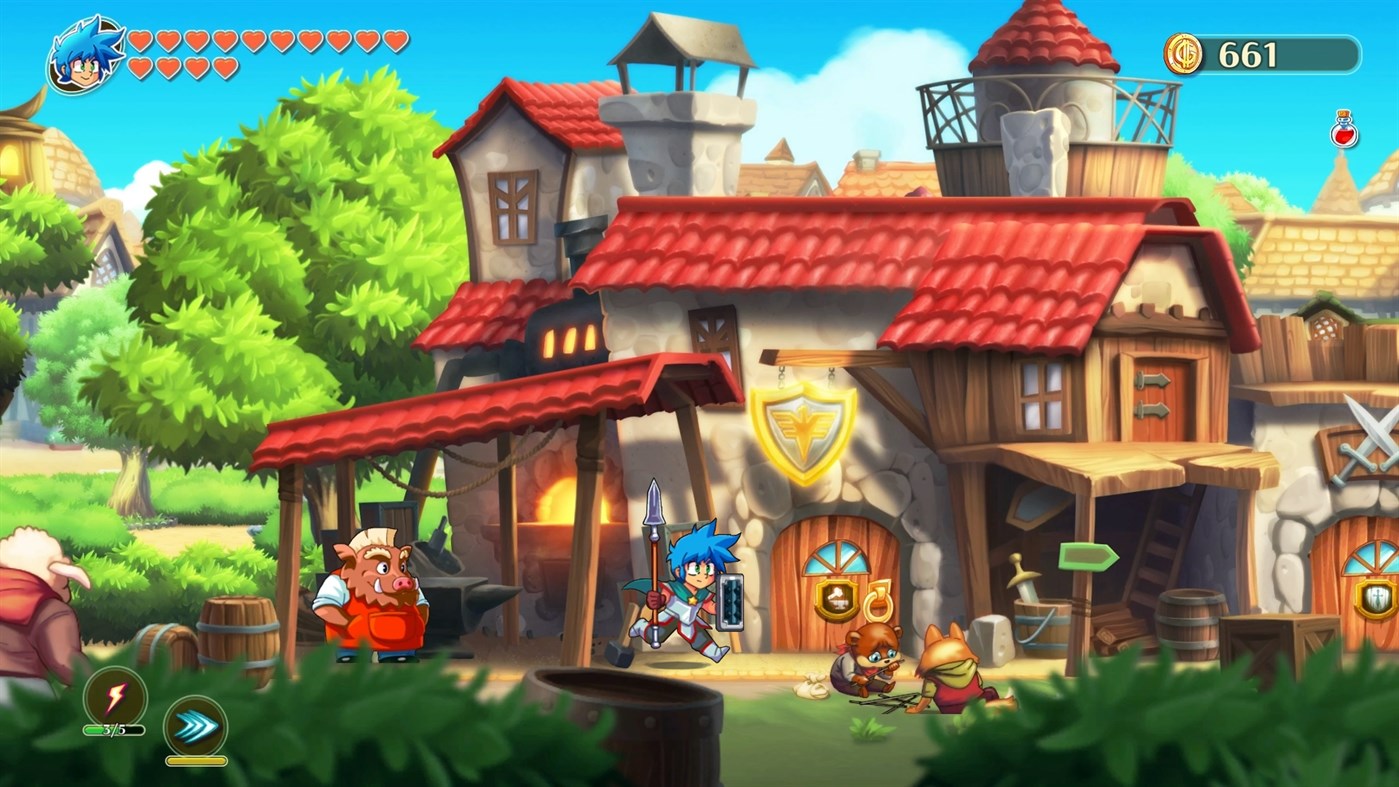#9. Monster Boy and the Cursed Kingdom (Windows) Podle: FDG Entertainment