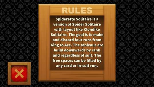 Ultimate Spiderette Solitaire screenshot 2